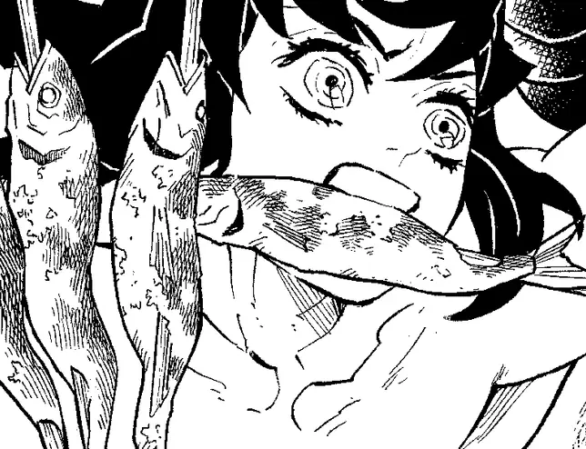 炭治郎の焼き魚