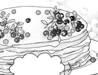 カスタードのミルクレープ