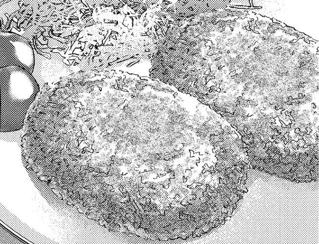 椿のカレーコロッケ