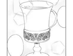 ハチミツ入りハーブティー