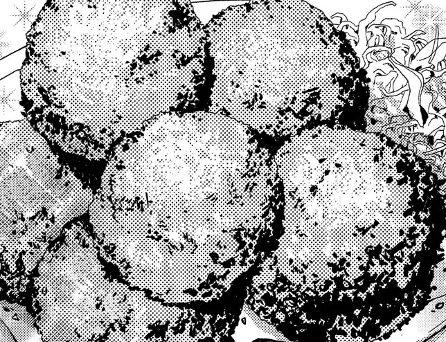 商店街のメンチカツ