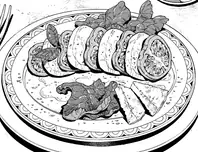 モッツァレッラチーズとトマトのサラダ