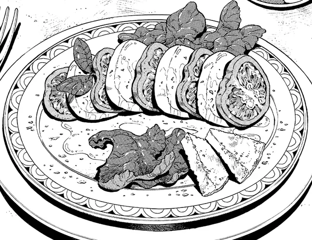 モッツァレッラチーズとトマトのサラダ