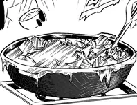 ゆきめが凍らせたスキヤキ