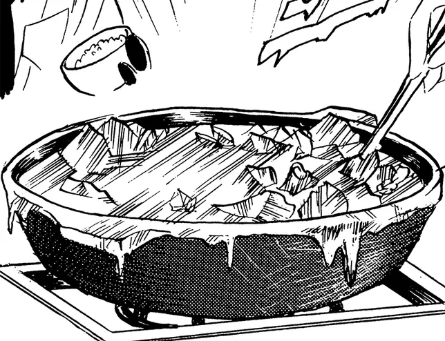 ゆきめが凍らせたスキヤキ