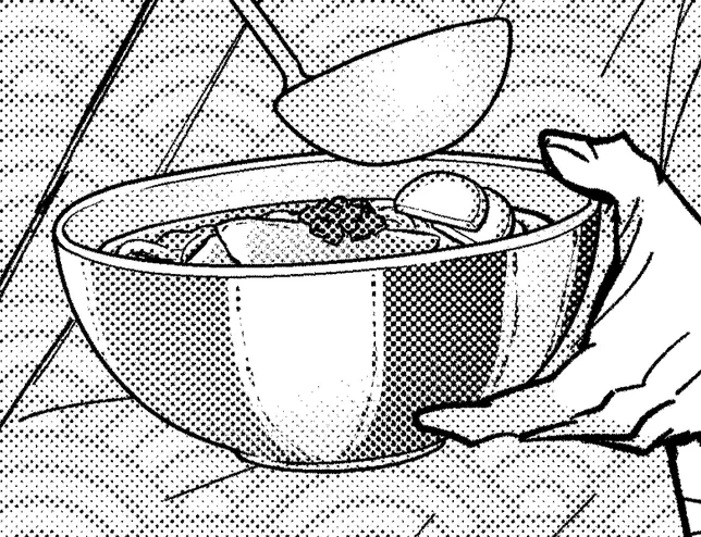 のんのん亭特製うどん