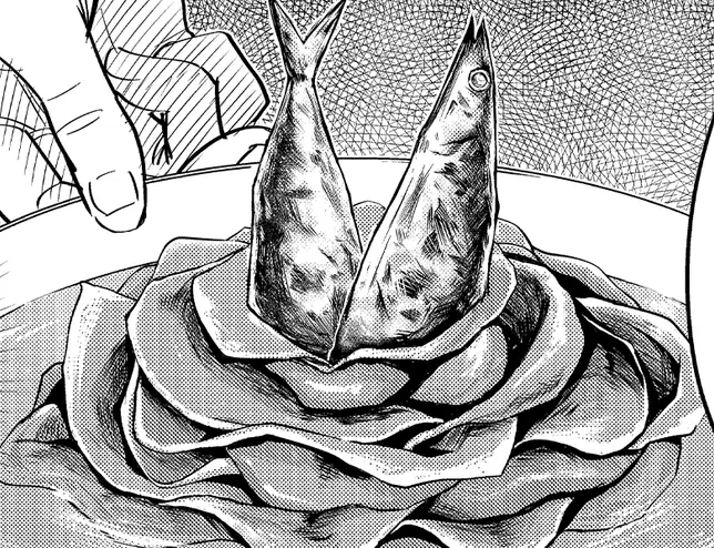 秋刀魚のバラ包みさとう水まみれ