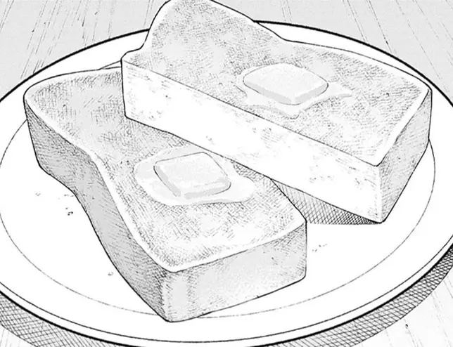 たっぷりバターのトースト